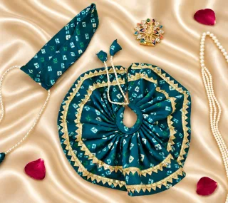 Hariyale Lal – Laddu Gopal Poshak for Wednesday Shringar